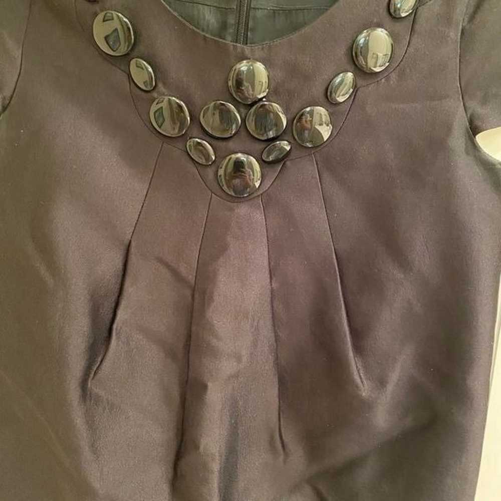 Tibi Jeweled Neckline Size 2 Dress - image 2