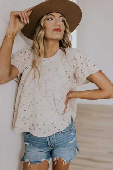 ROOLEE Iris Eyelet Lace Blouse