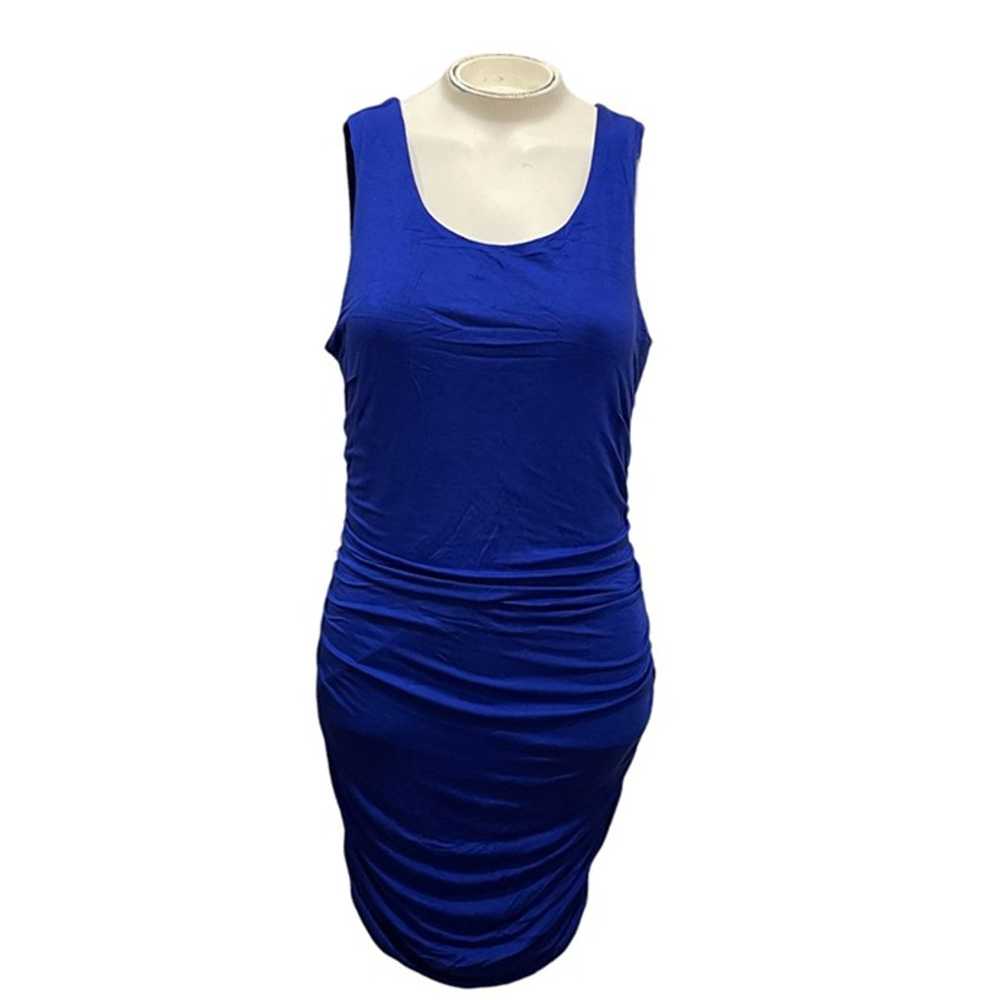 Deb Solid Electric Blue Go Out Sleeveless Short D… - image 1
