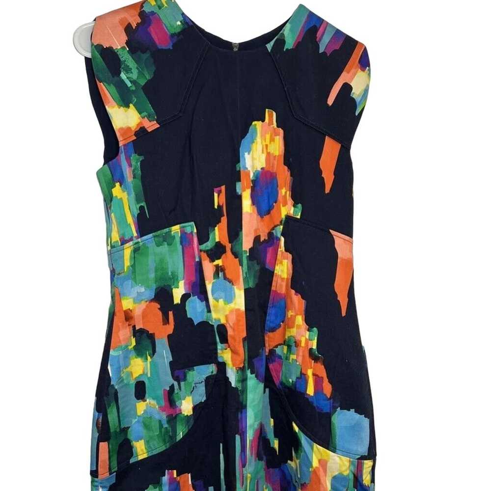 Lela Rose Womens Sheath Dress Multicolor Lined Ab… - image 2