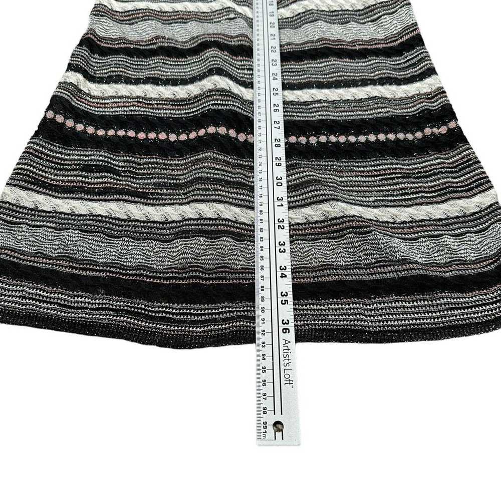 Missoni Shift Dress Women's 8 Gray Black Striped … - image 7