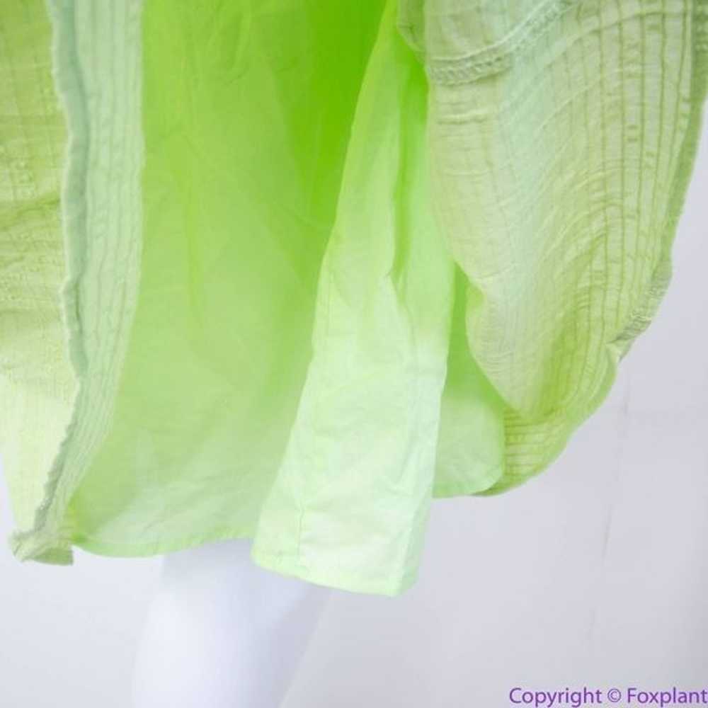NEW Eloquii Lime Green Textured Cotton Easy Day D… - image 10