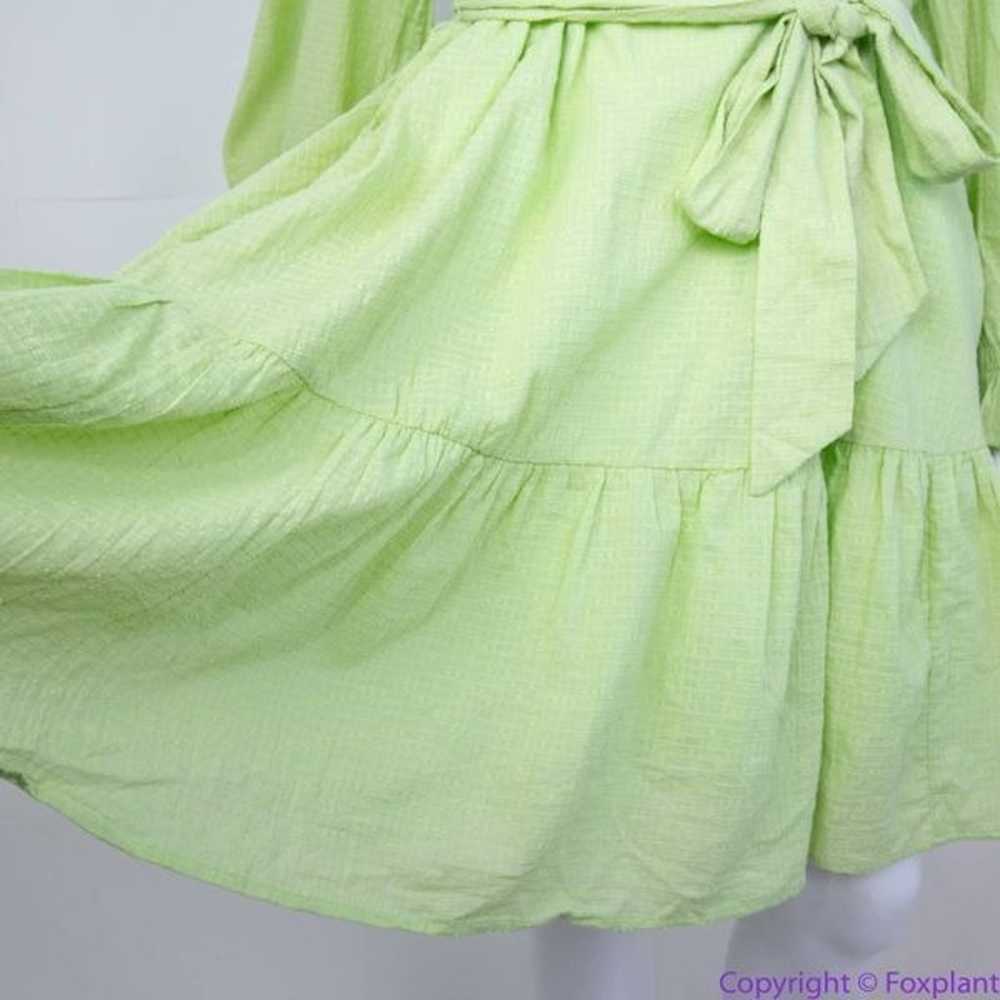 NEW Eloquii Lime Green Textured Cotton Easy Day D… - image 7
