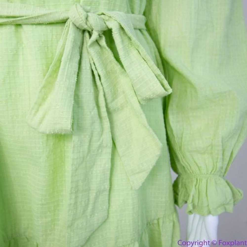 NEW Eloquii Lime Green Textured Cotton Easy Day D… - image 9