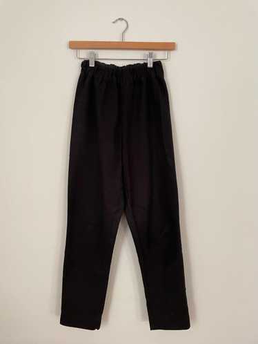 Elizabeth Suzann Tilda Pants in Black Cotton Canva