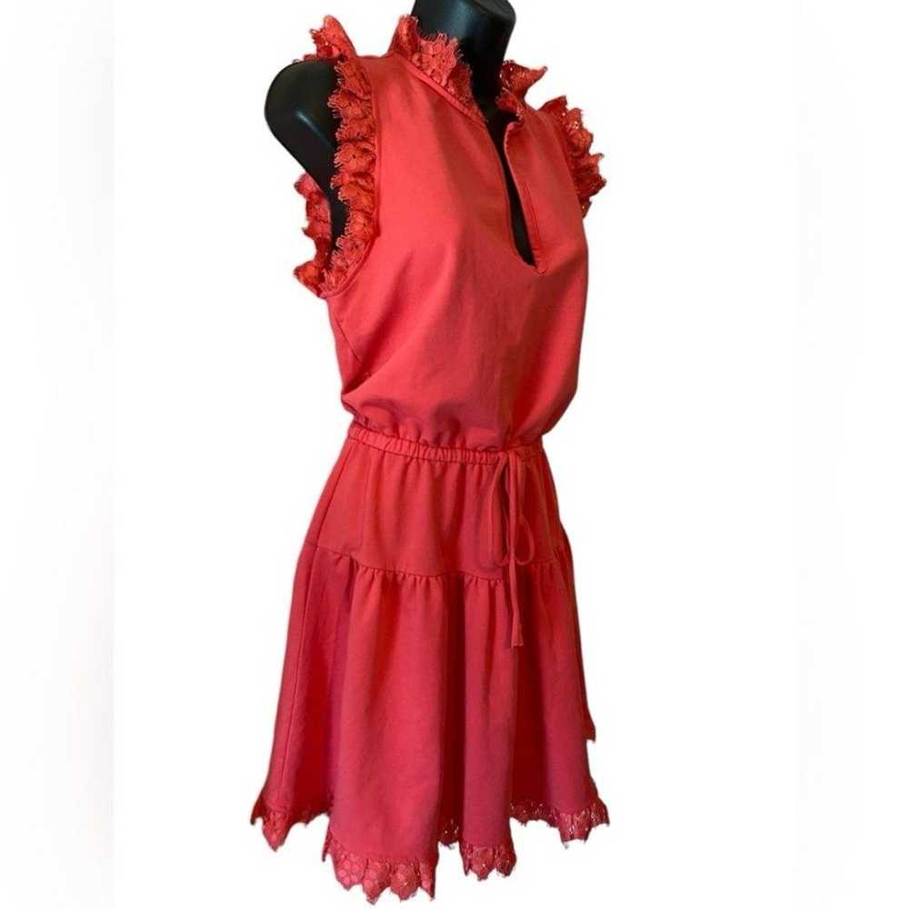 Anthropologie Sundays Tara dress in Coral sleevel… - image 11