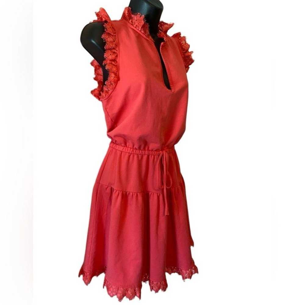 Anthropologie Sundays Tara dress in Coral sleevel… - image 6