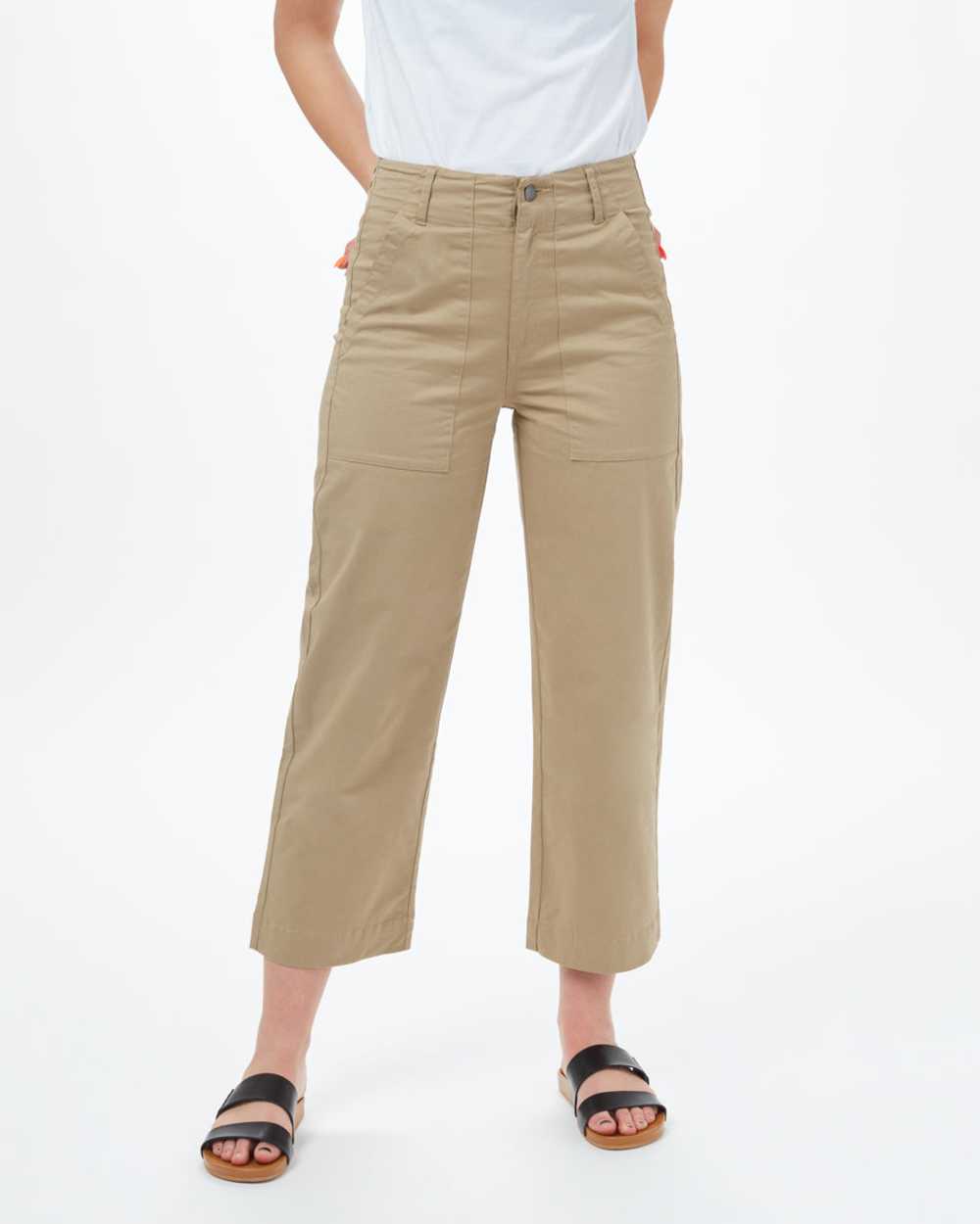 tentree Twill Cropped Wide Leg Pant - image 4