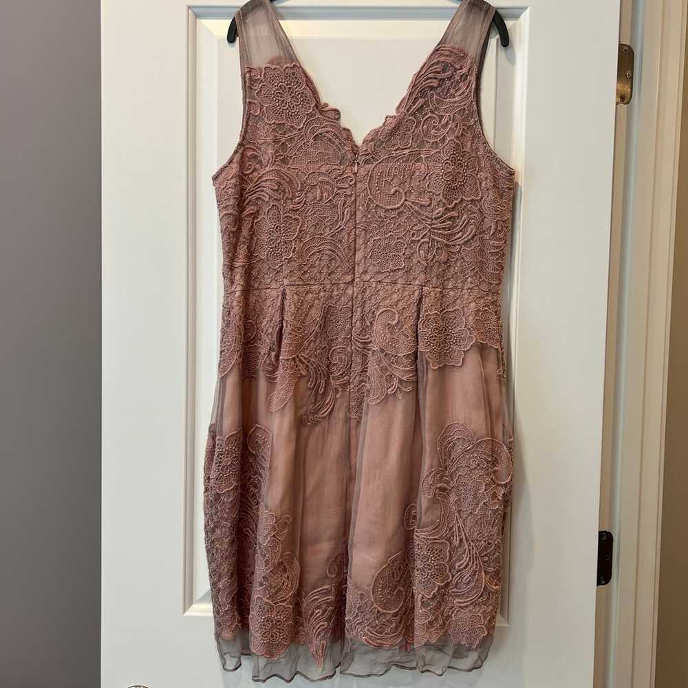 Barely Worn Yoana Baraschi Dusty Rose Silk Dress … - image 5
