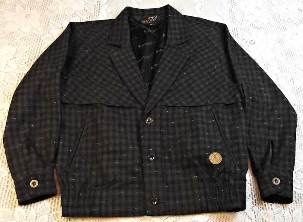 ROCKABILLY Vintage Montagut Paris Mens Tweed Jack… - image 2