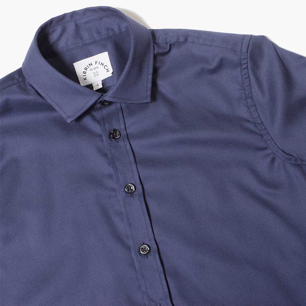 Kirrin Finch Navy Easy-Care Dress Shirt - image 2