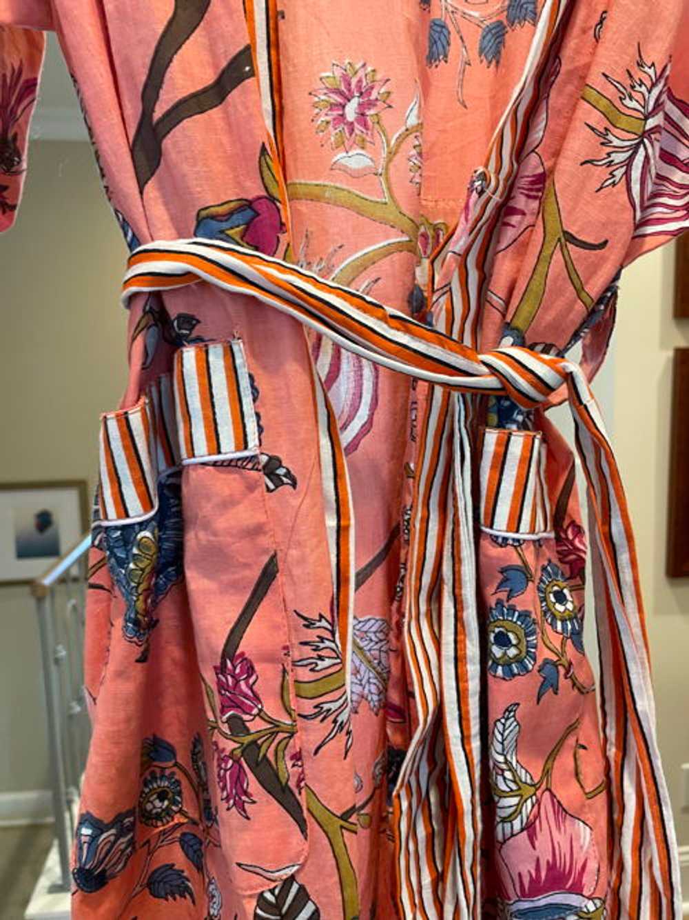 Ziabird Cotton Kimono - Saffron - image 4