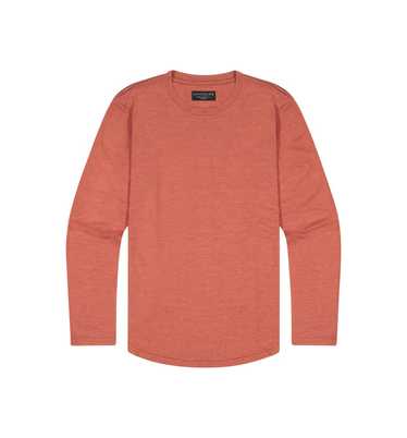 Goodlife Tri-Blend L/S Scallop Crew Vault | Clay