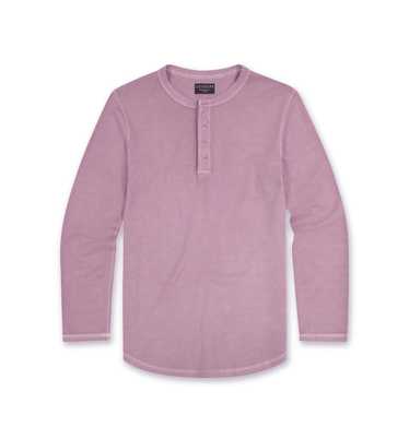 Goodlife Sun-Faded L/S Thermal Scallop Henley | Ma