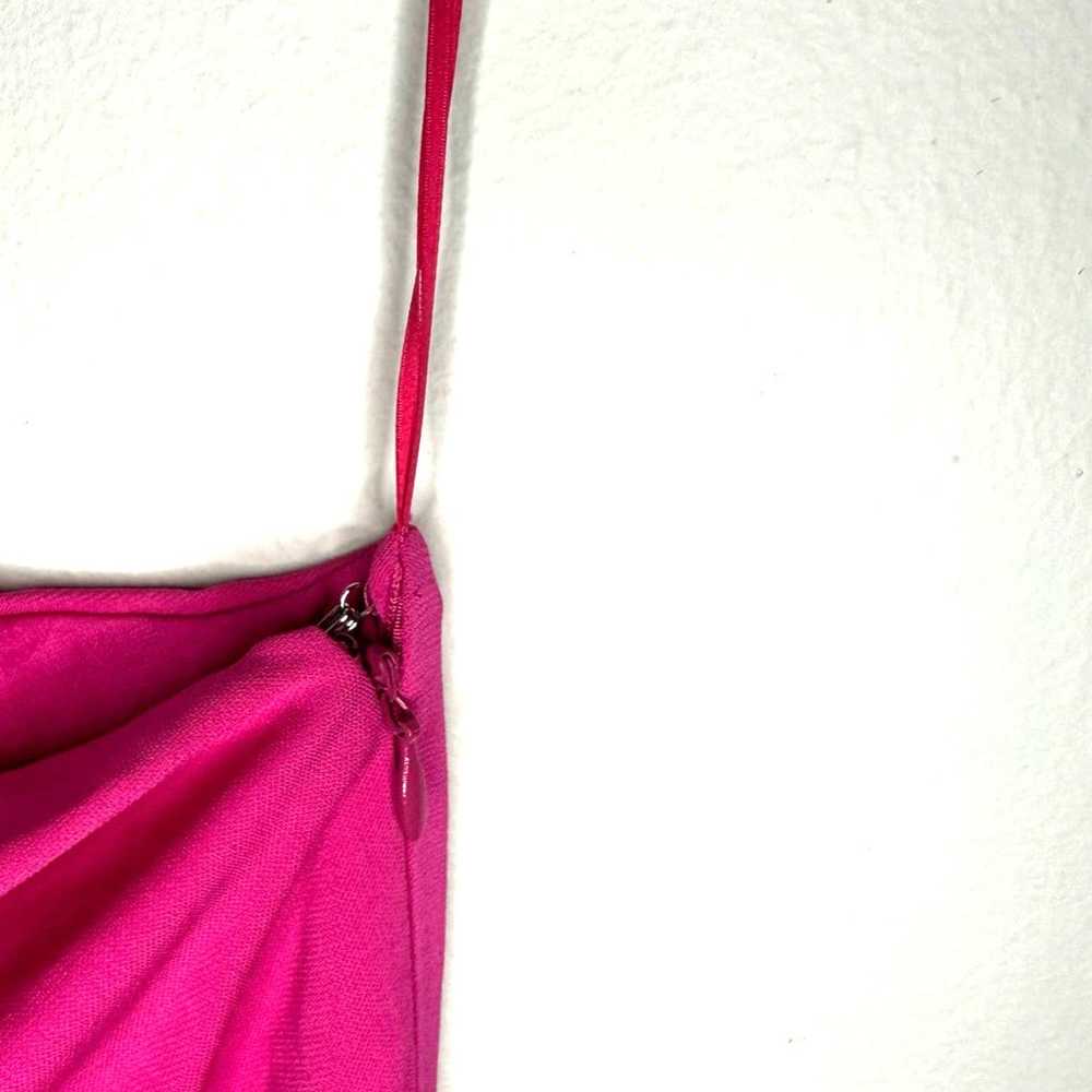 Michael Kors Hot Pink Barbiecore Ruched One Shoul… - image 6