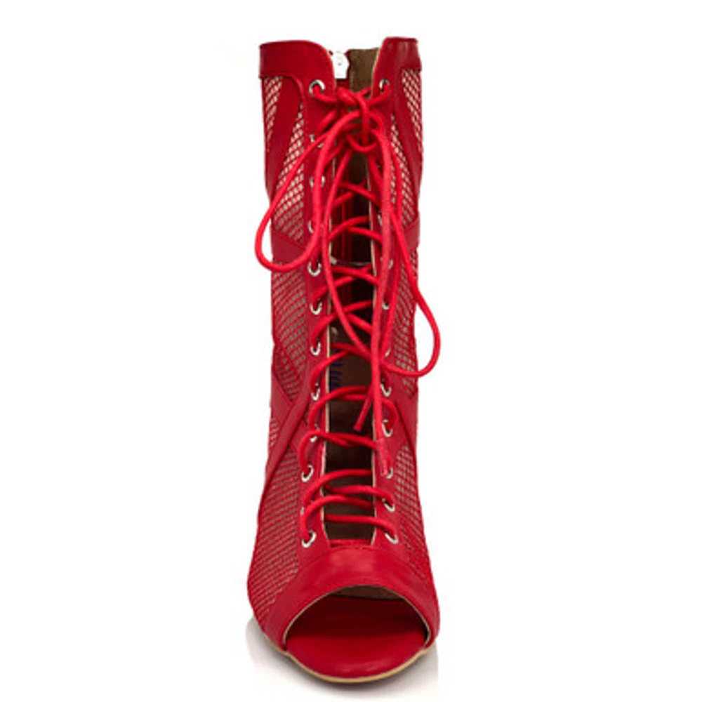 Burju Xiomara - Red, 3.5 and 4 inch Stiletto Heel… - image 3