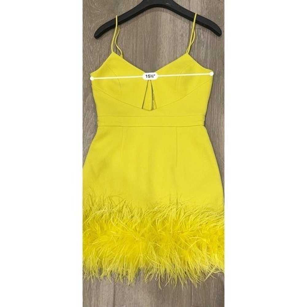 NWOT Rebecca Vallance Piero Feather Trim Cutout D… - image 8