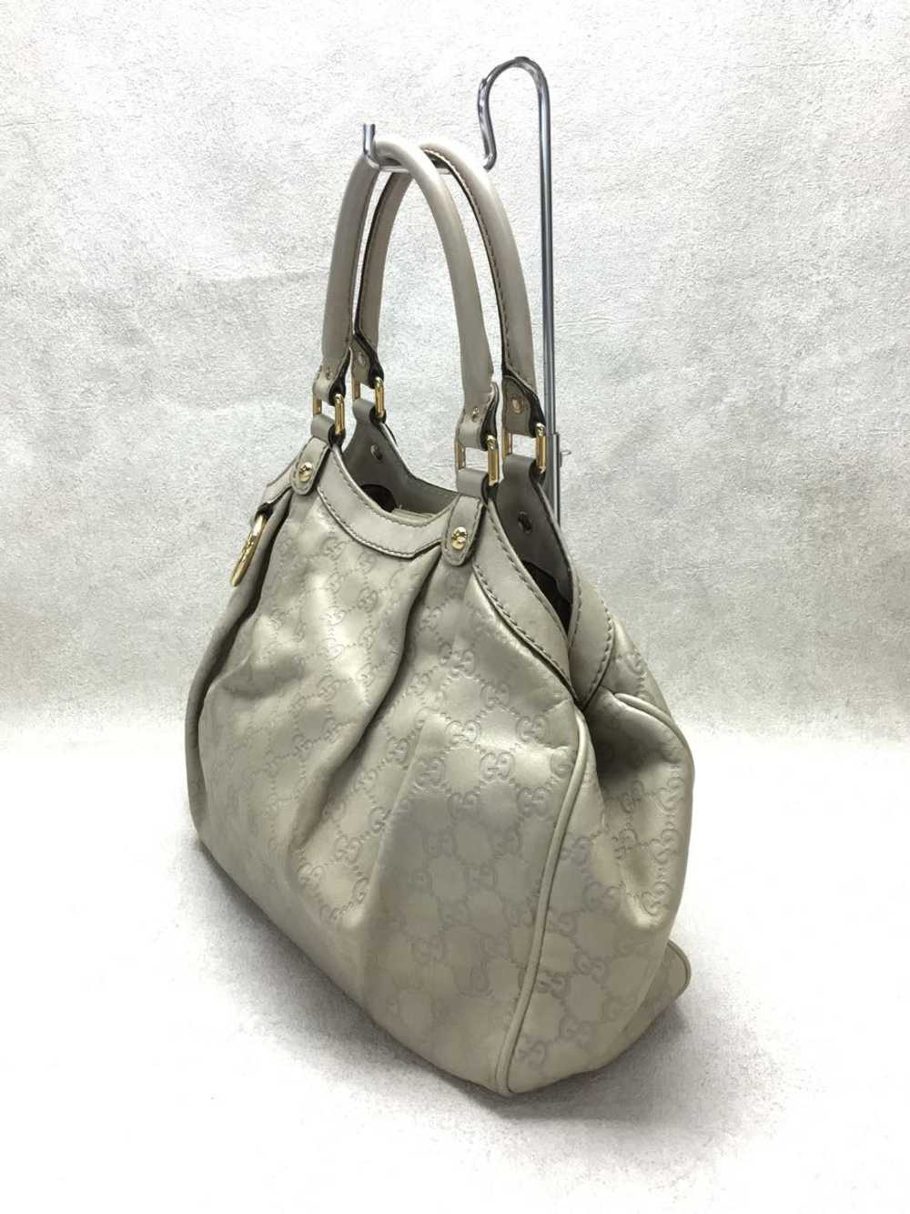 Used Gucci Handbag Soie /Leather/Wht Bag - image 2