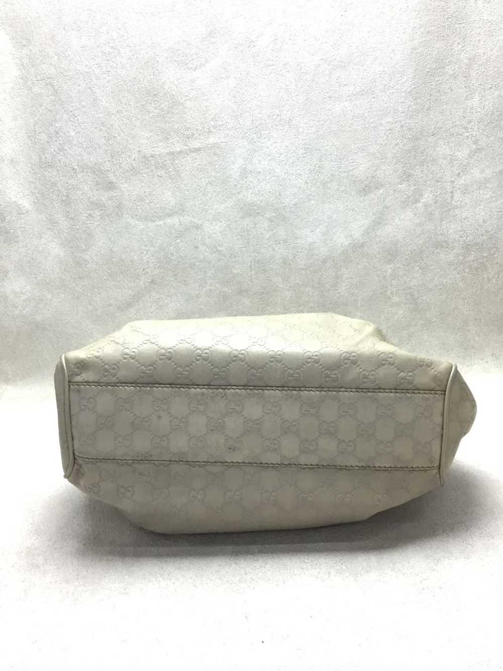 Used Gucci Handbag Soie /Leather/Wht Bag - image 4
