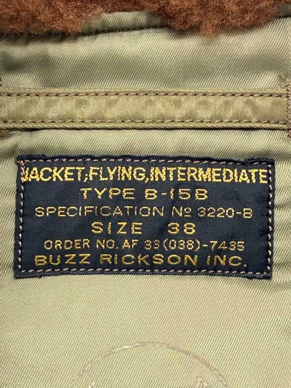 Used Buzz Rickson S Flight Jacket/38/Nylon/Khk// … - image 3