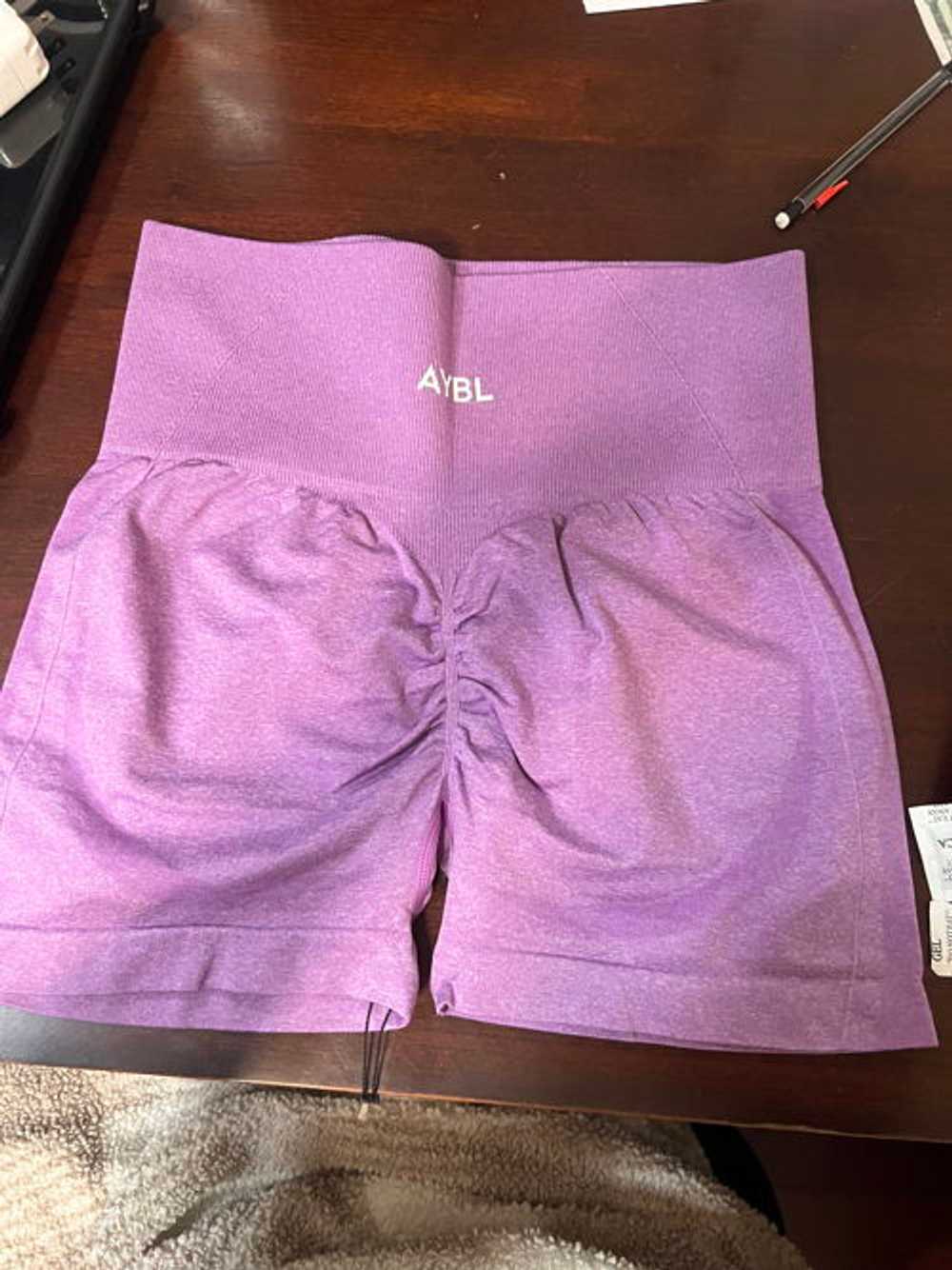 AYBL Empower Seamless Shorts - Purple Marl - image 5
