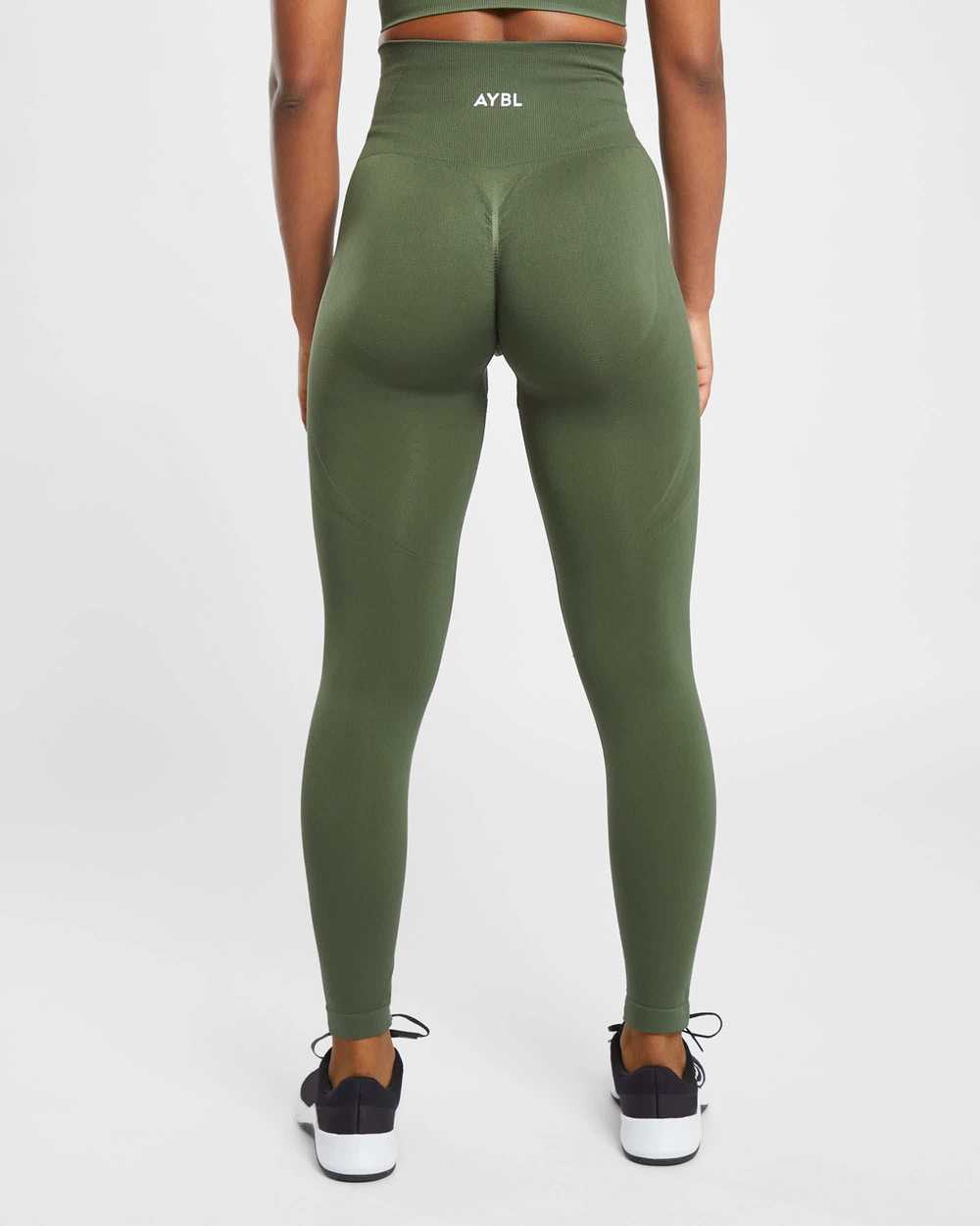 AYBL Empower Seamless Leggings - Khaki Green - image 2