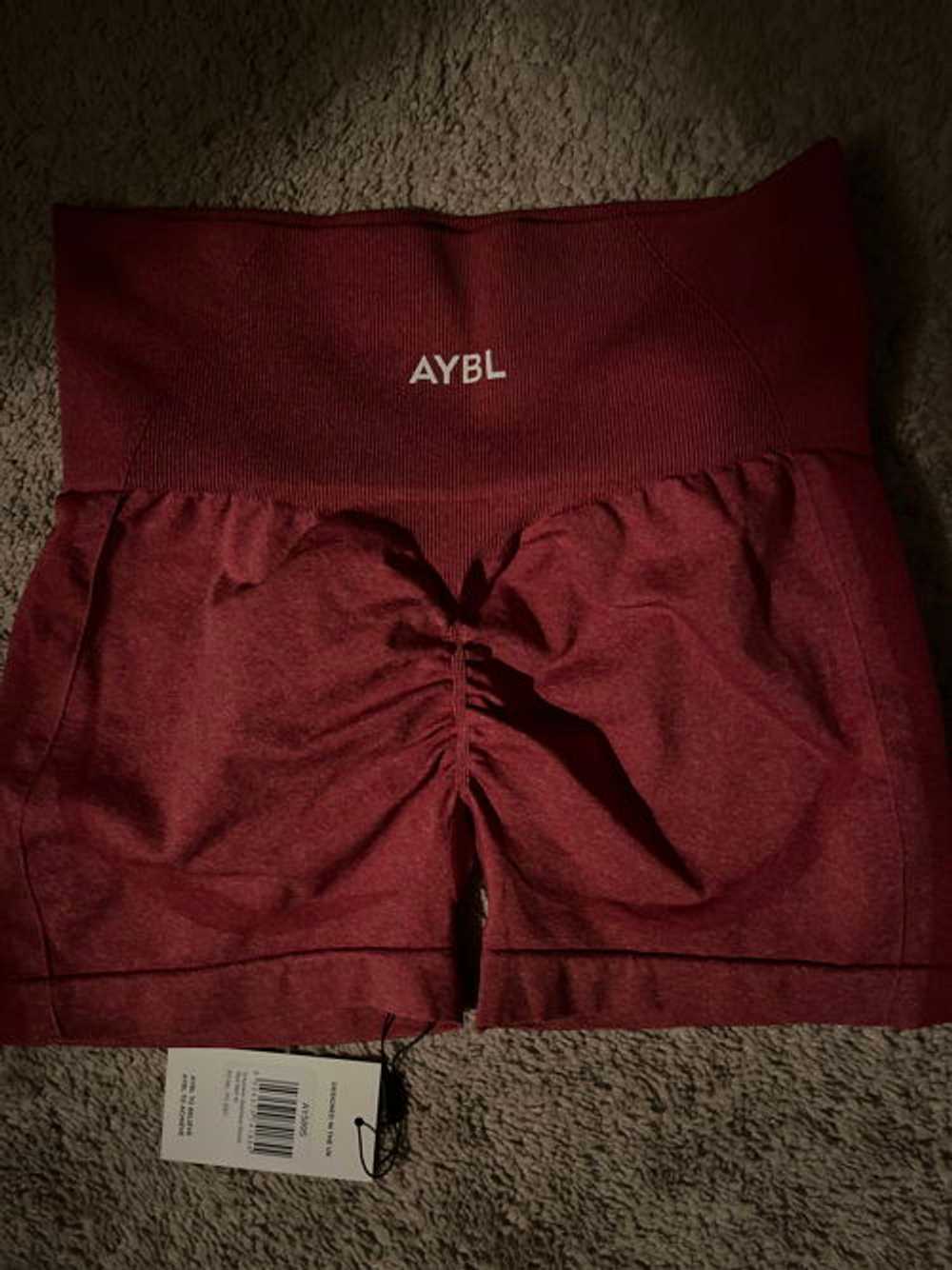 AYBL Empower Seamless Shorts - Red Marl - image 4