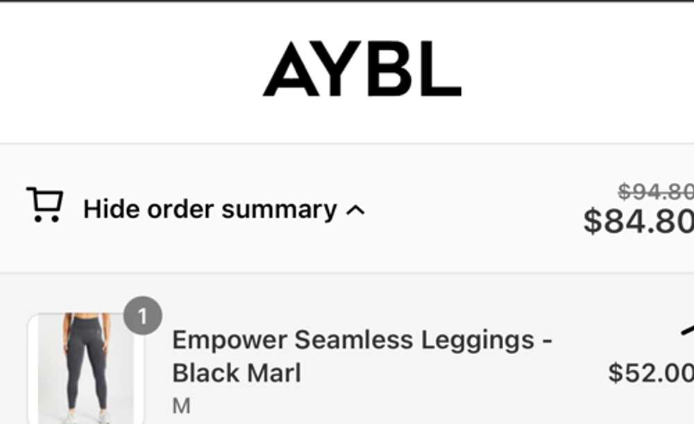 AYBL Empower Seamless Leggings - Black Marl - image 3