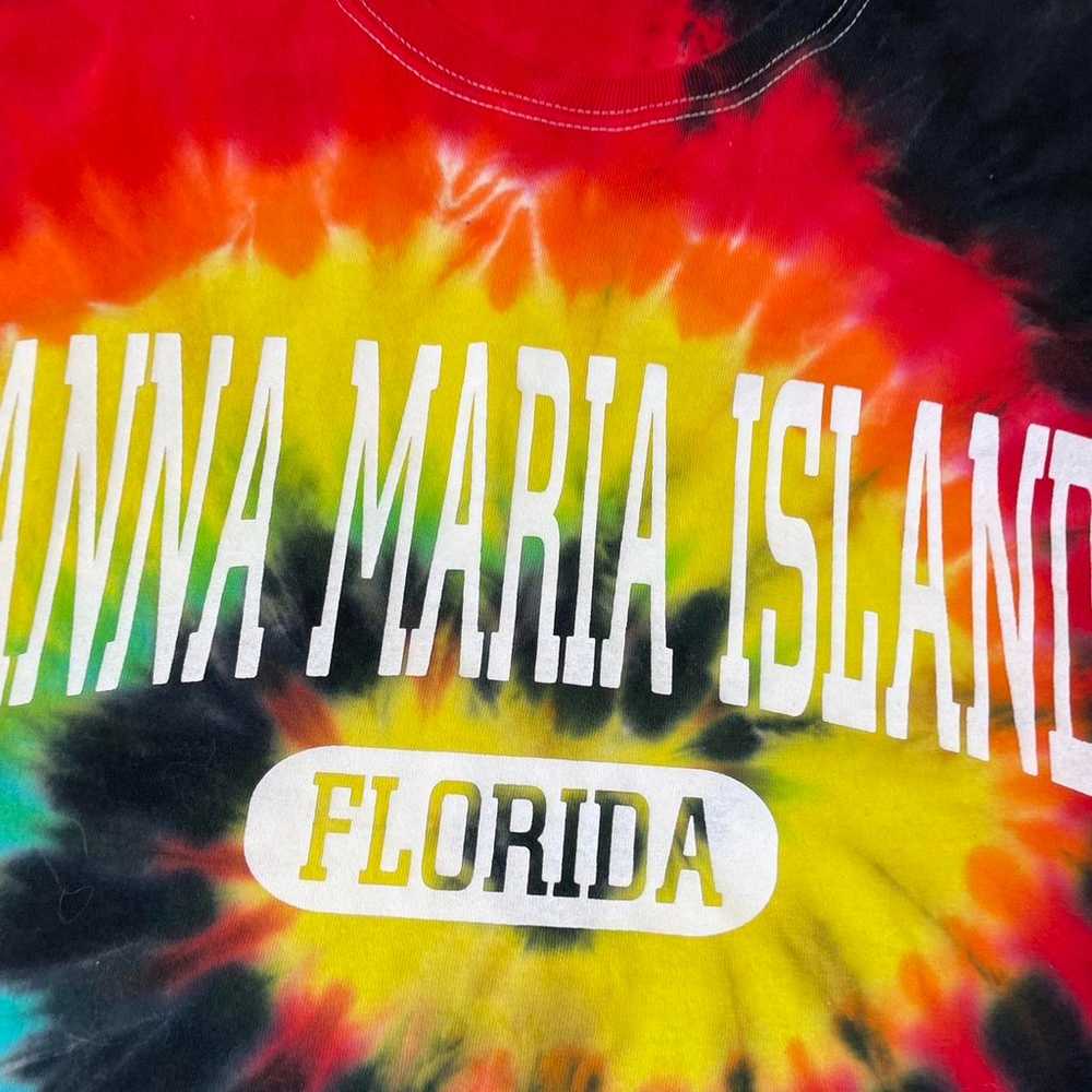 Anna Maria Island Tie Dye T shirt XL Travel Desti… - image 2