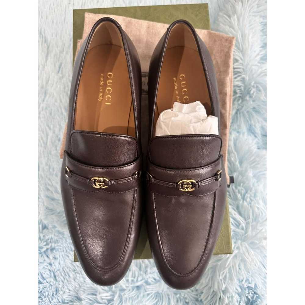 Gucci Leather flats - image 3