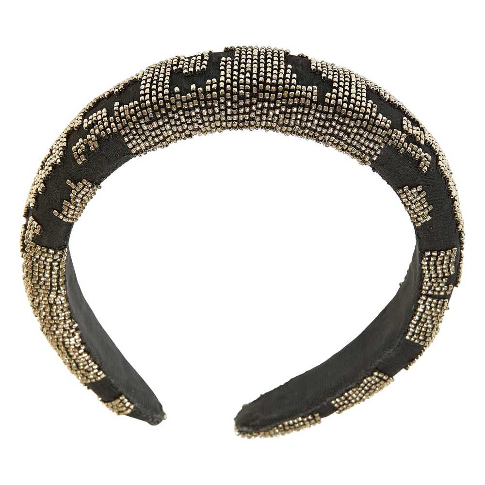 Mignonne Gavigan Ikat Headband Black Gunmetal - image 2