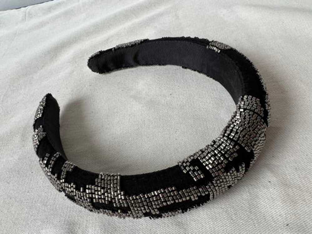 Mignonne Gavigan Ikat Headband Black Gunmetal - image 3