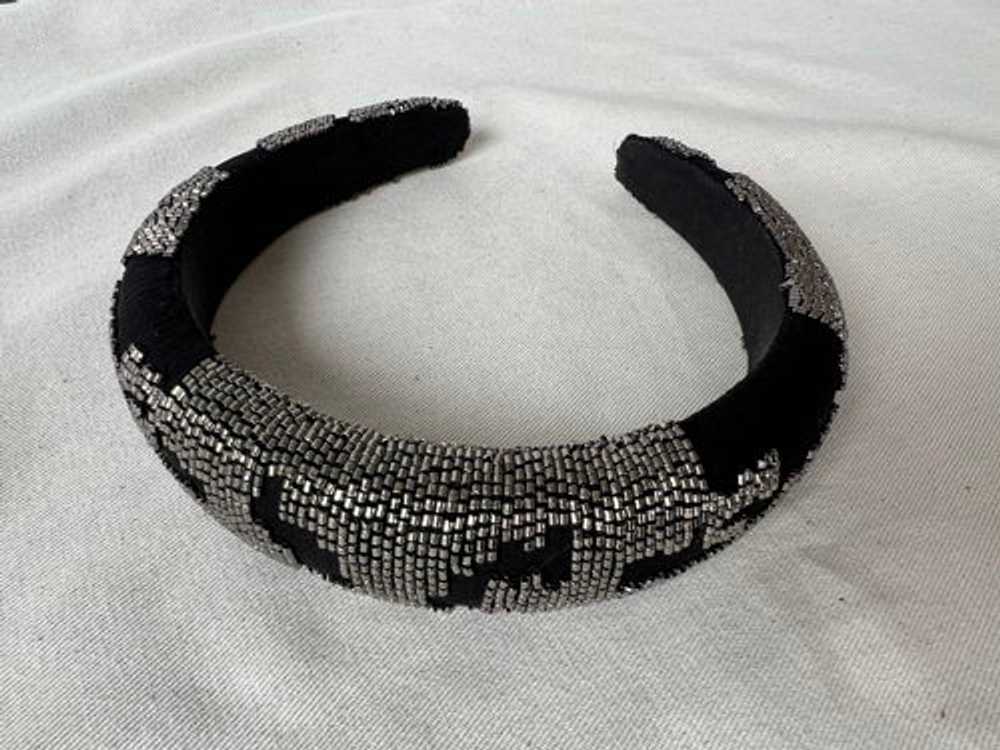 Mignonne Gavigan Ikat Headband Black Gunmetal - image 4