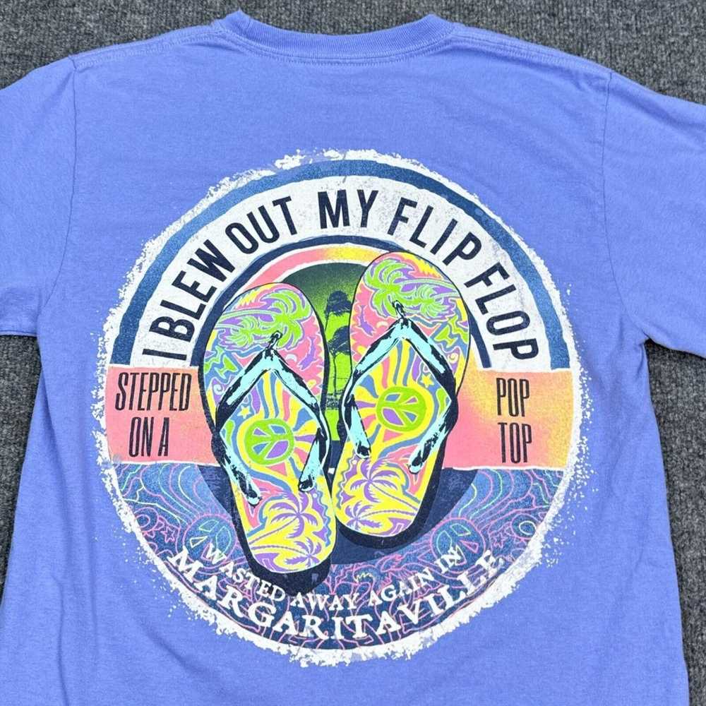 Jimmy Buffet Margaritaville T Shirt Adult Size Sm… - image 3