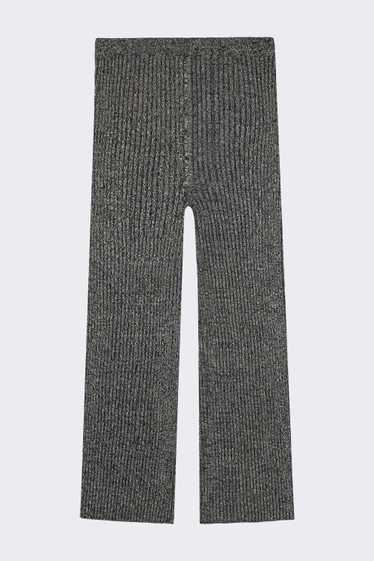 Wray Carter Rib Knit Pant - Salt & Pepper