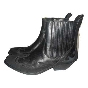 Golden Goose Santiago leather cowboy boots