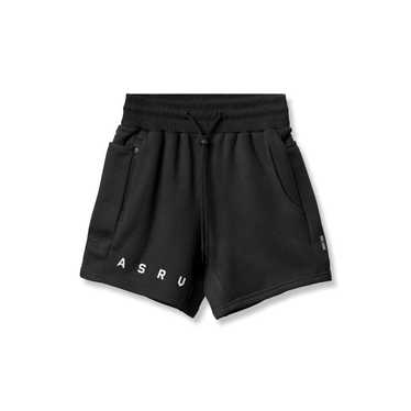 ASRV 0398. French Terry Sweat Shorts - Black