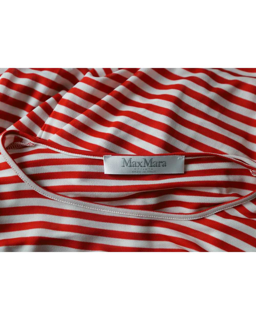 Product Details Max Mara Red and White Striped Lo… - image 4