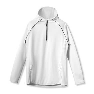 ASRV 0316. TETRA™ Quarter Zip Hoodie - White