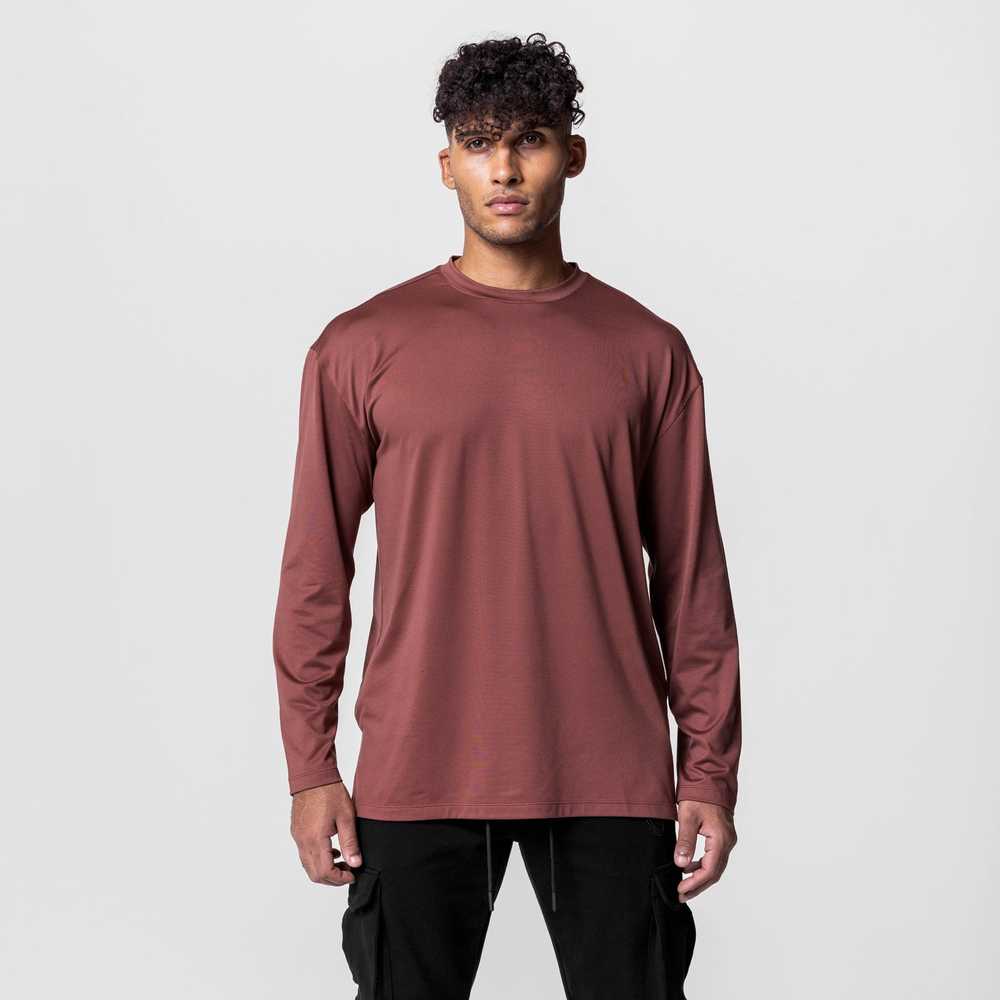 ASRV 0650. Core Oversized Long Sleeve - Red Earth - image 2