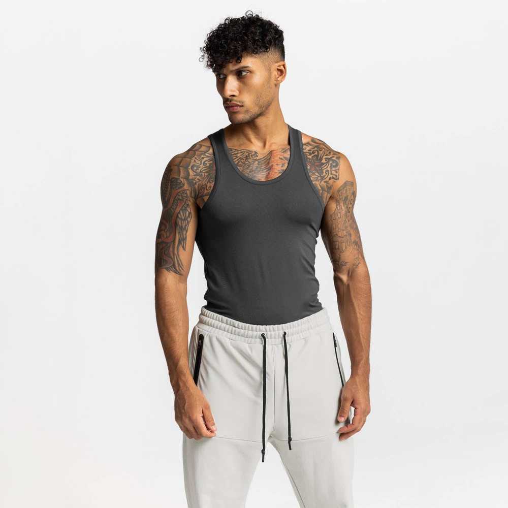 ASRV 0619. Nano-Mesh Slim Fit Tank Top - Space Gr… - image 2