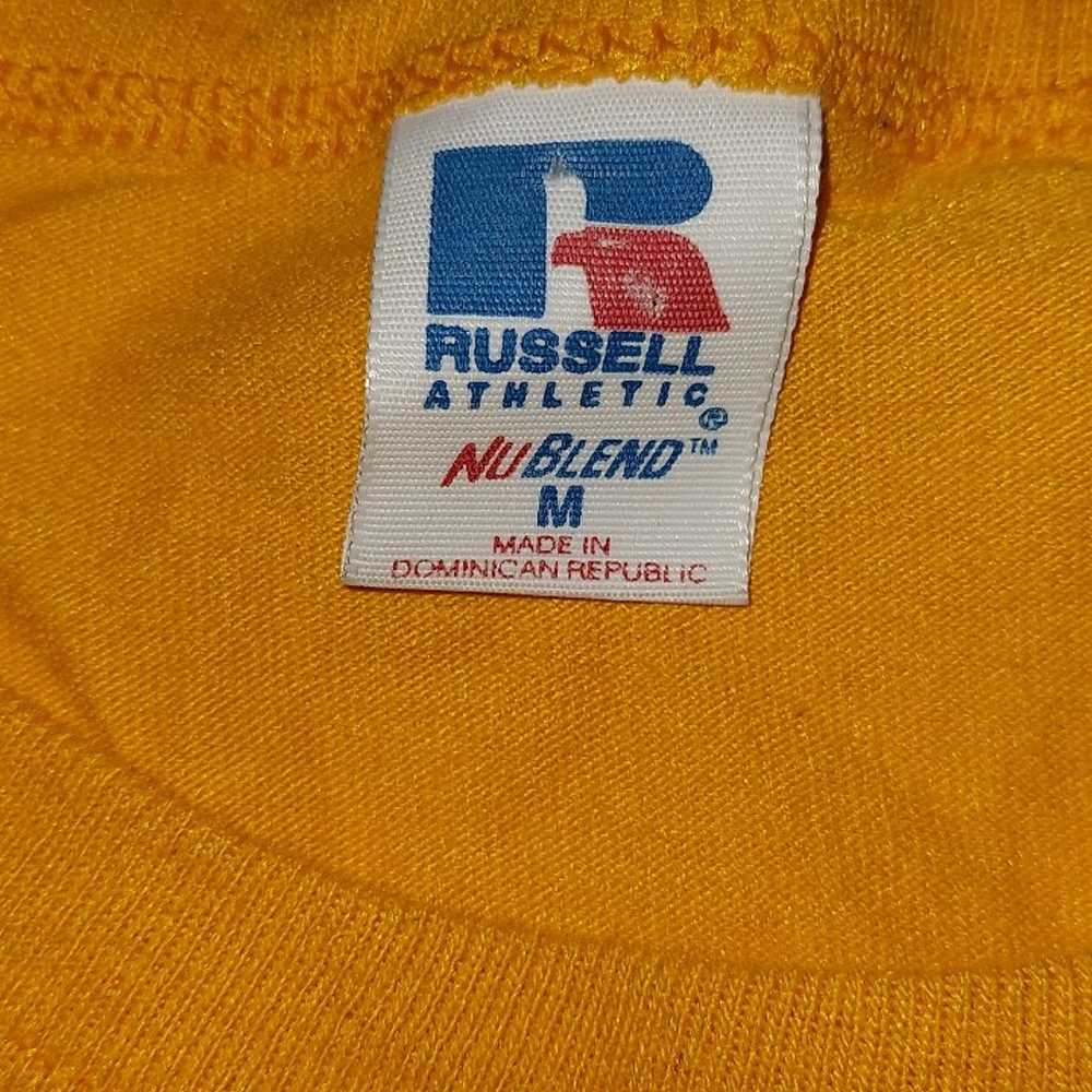 Vintage Russell Athletics Yellow Lane Tech High S… - image 3