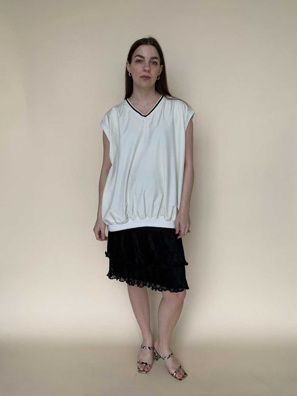 Tiered lace slip skirt - image 7