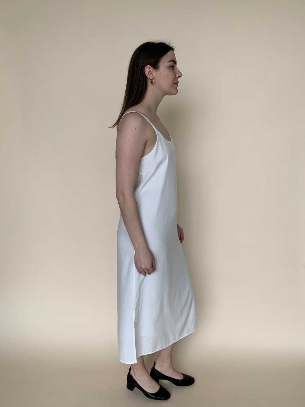Eileen Fisher white slip dress - image 3