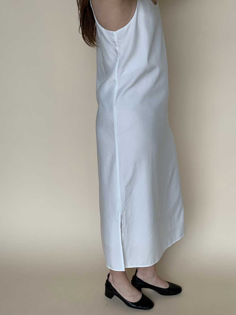 Eileen Fisher white slip dress - image 4