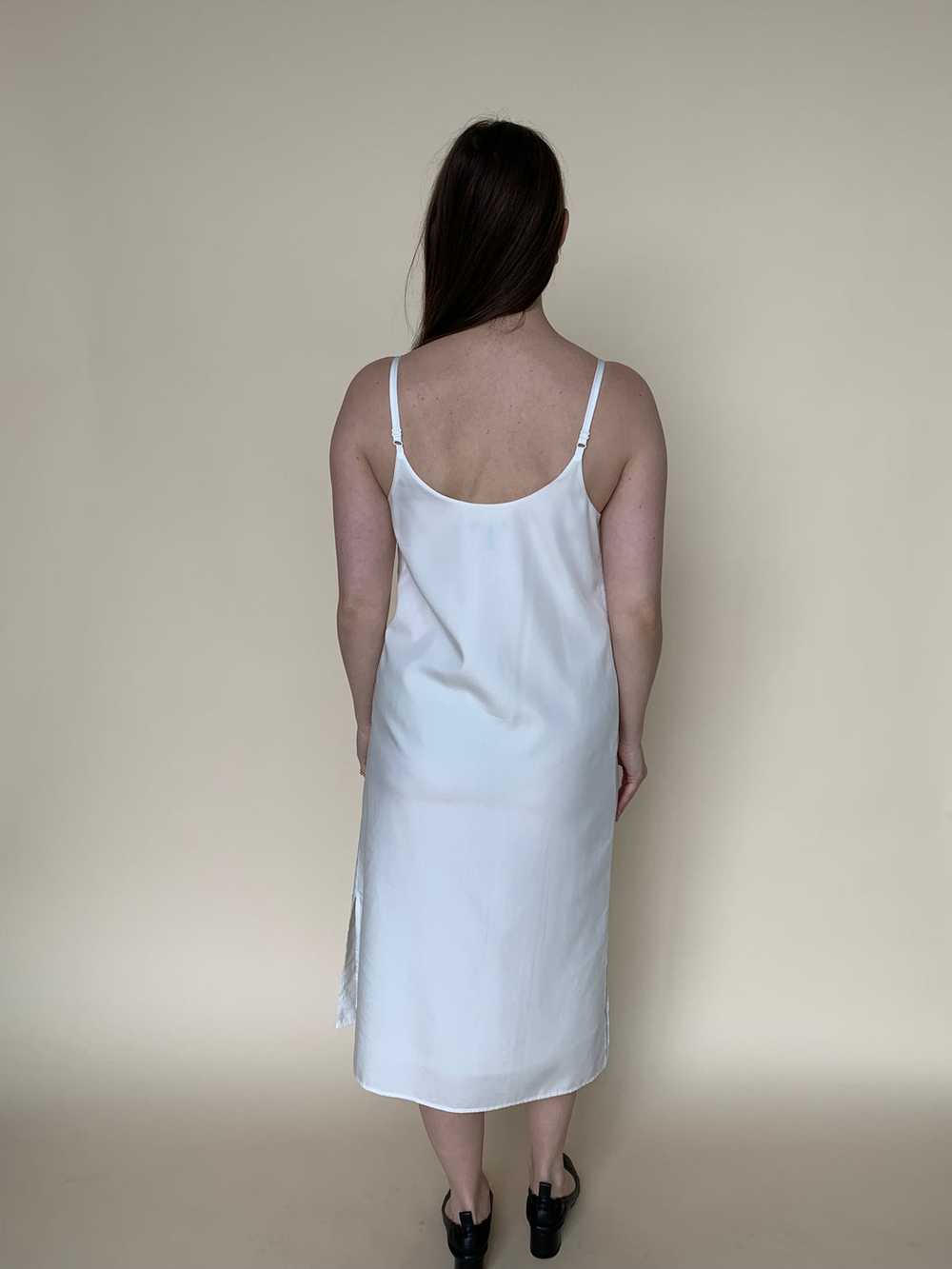 Eileen Fisher white slip dress - image 5
