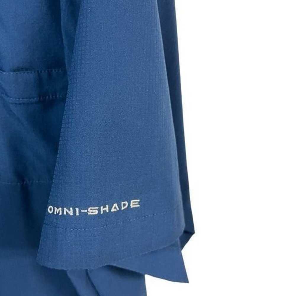 Columbia Mens Blue Short-Sleeve Omni-Shade Button… - image 3