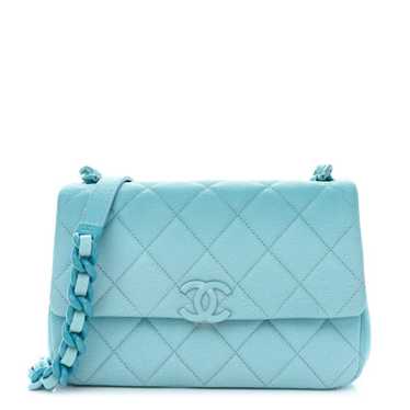 CHANEL Caviar Quilted My Everything Flap Blue