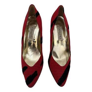 Casadei Velvet heels