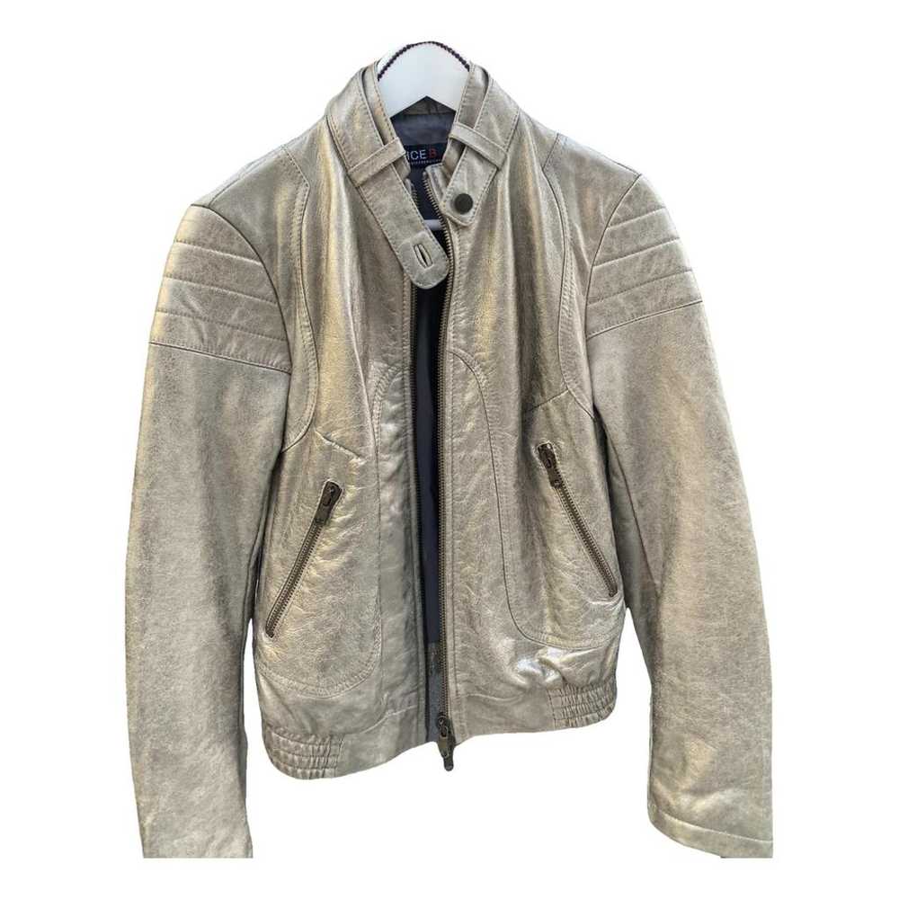 Iceberg Leather biker jacket - image 1